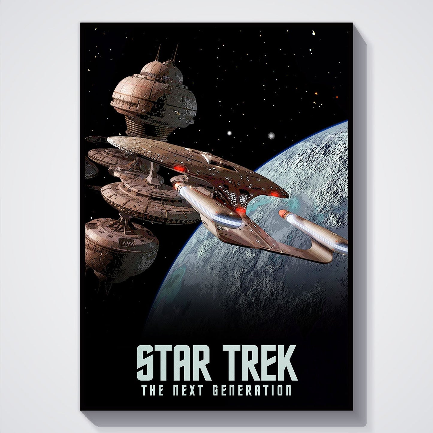 Flex Designs Poster Star Trek The Next Generation 5 x 7" Home Goods - TV Show 1987 TV Show Poster