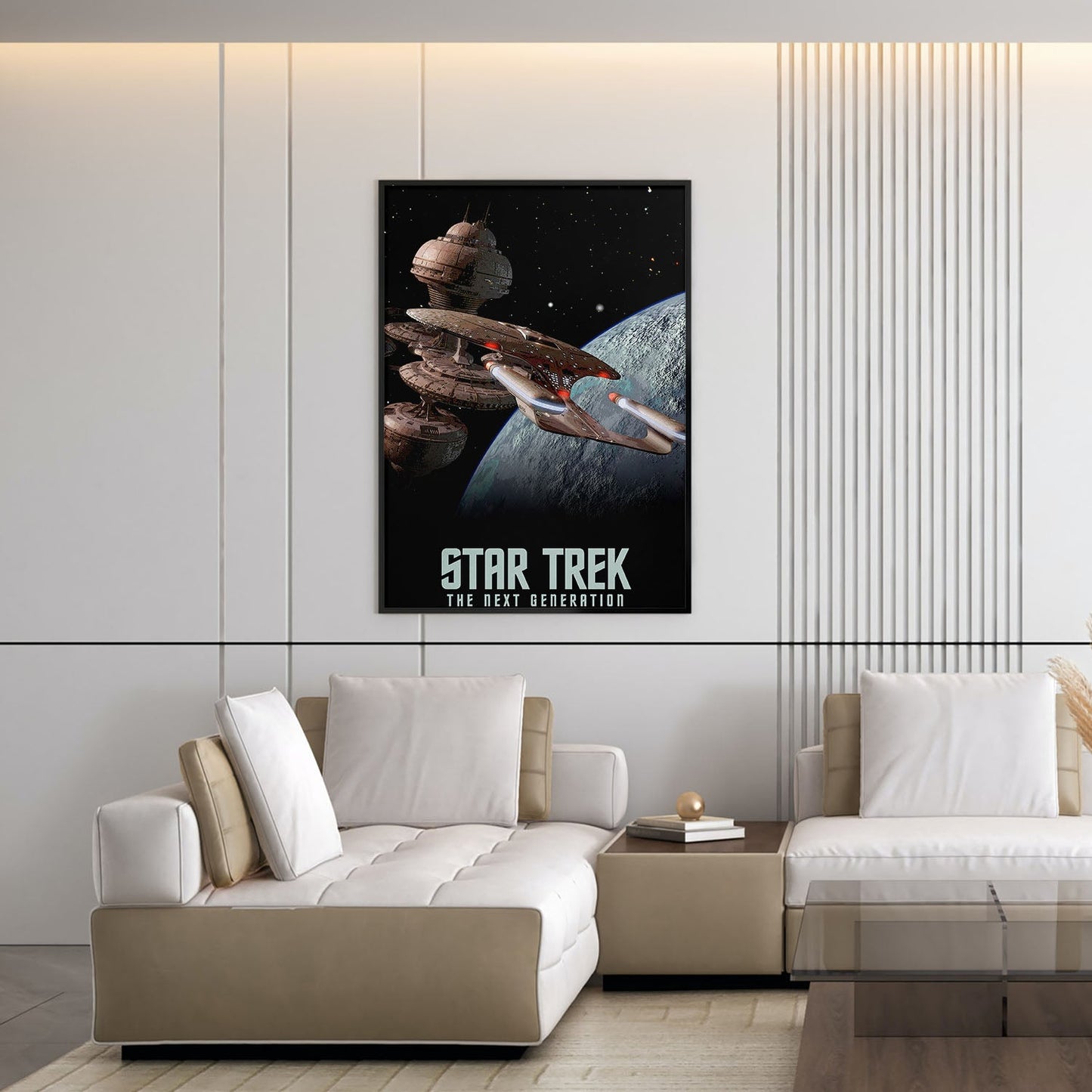 Flex Designs Poster Star Trek The Next Generation 5 x 7" Home Goods - TV Show 1987 TV Show Poster