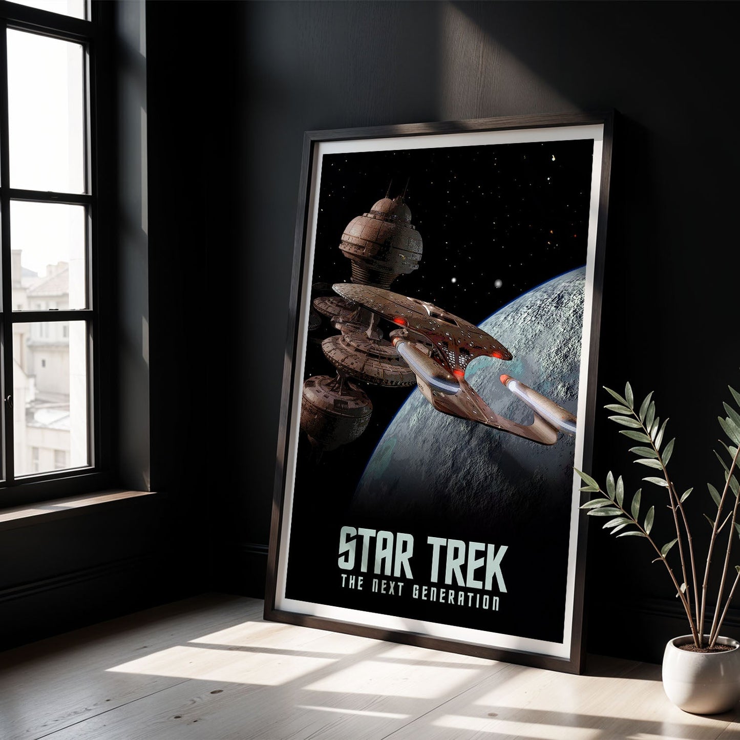 Flex Designs Poster Star Trek The Next Generation 8 x 10" Home Goods - TV Show 1987 TV Show Poster