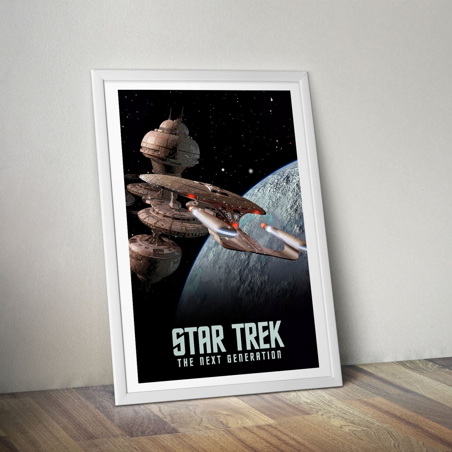 Flex Designs Poster Star Trek The Next Generation 8 x 10" Home Goods - TV Show 1987 TV Show Poster
