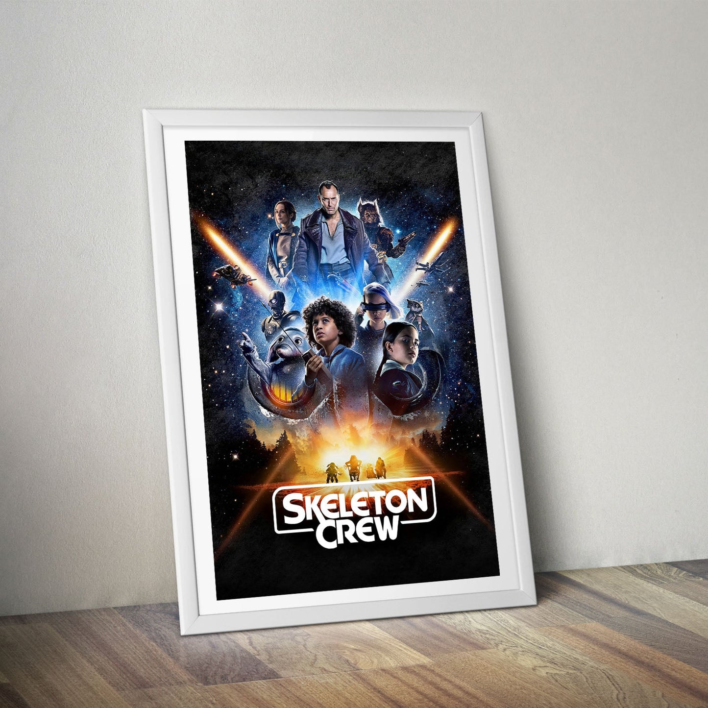 Flex Designs Poster Star Wars Skeleton Crew 8 x 10" Home Goods - TV Show 2025 TV Show Poster