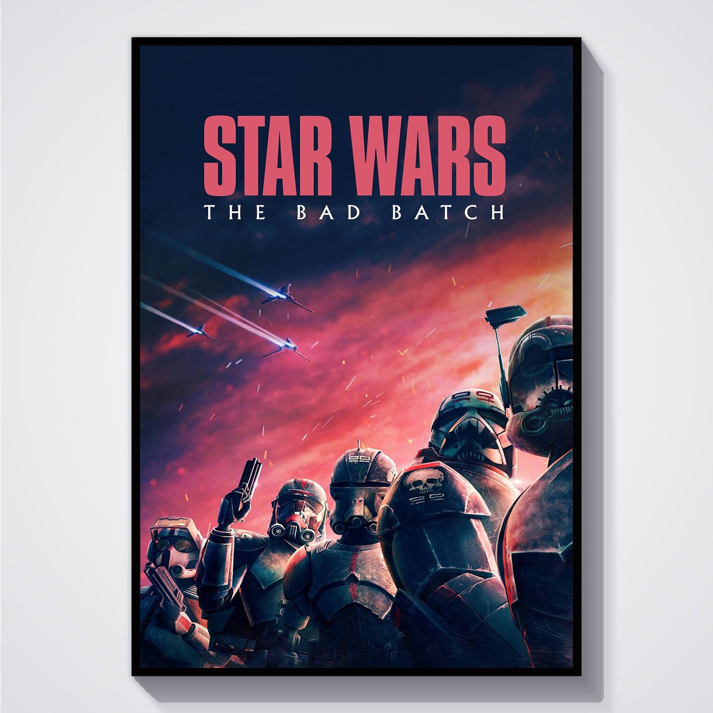 Flex Designs Poster Star Wars The Bad Batch 5 x 7" Home Goods - TV Show 2021 TV Show Poster