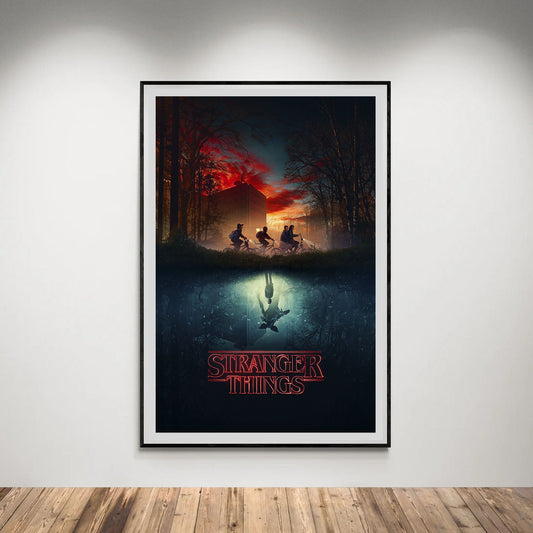 Flex Designs Poster Stranger Things Key Visual 5 x 7" Home Goods - TV Show 2016 TV Show Poster