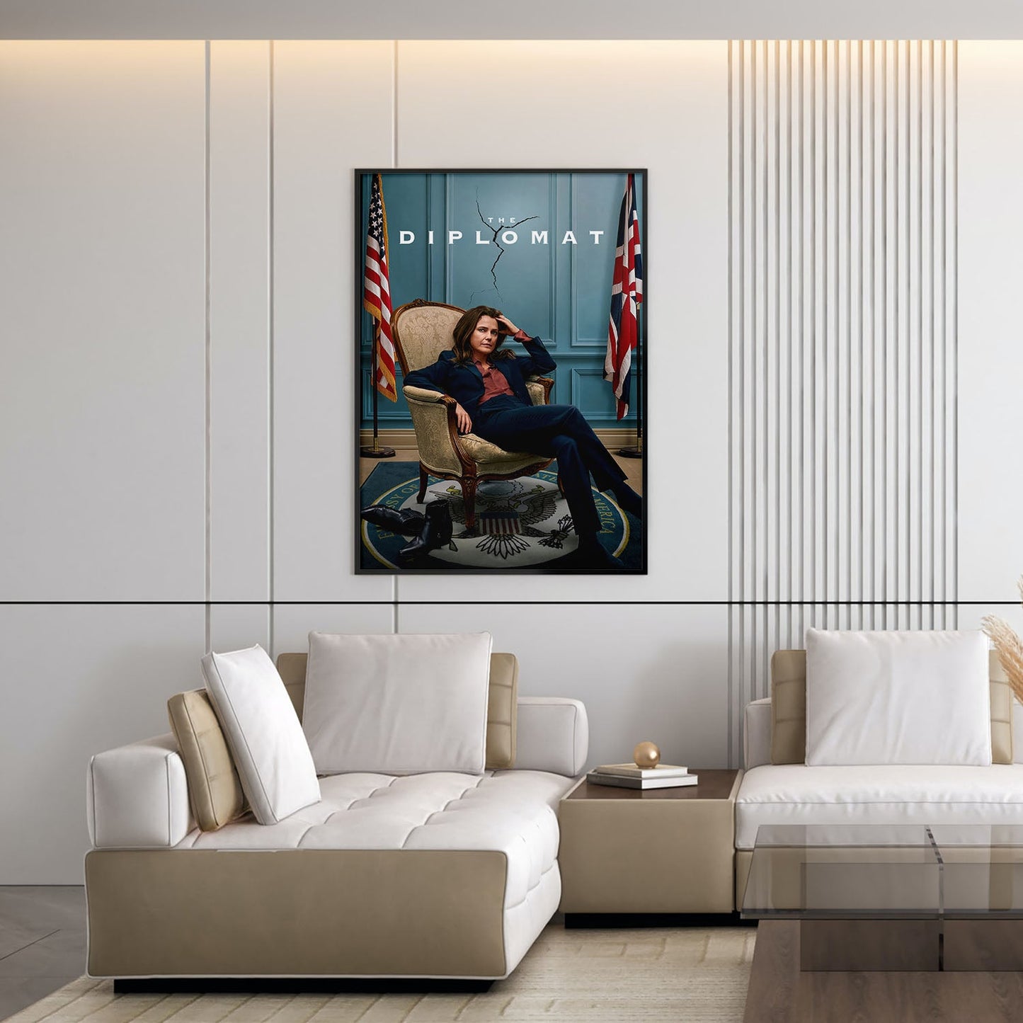 Flex Designs Poster The Diplomat 5 x 7" Home Goods - TV Show 2023 TV Show Poster