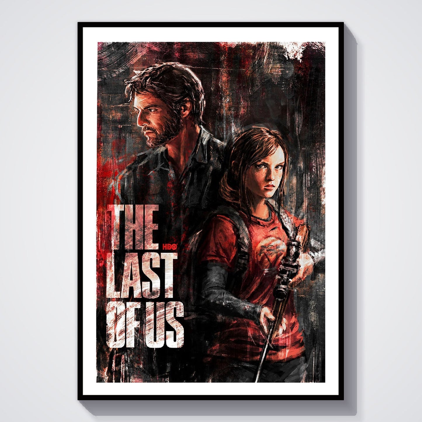 Flex Designs Poster The Last of Us Cartoon 8 x 10" Home Goods - TV Show 2023 TV Show Poster
