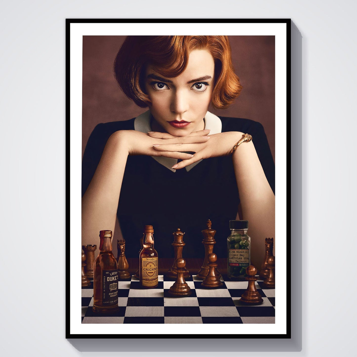 Flex Designs Poster The Queens Gambit 8 x 10" Home Goods - TV Show 2020 TV Show Poster