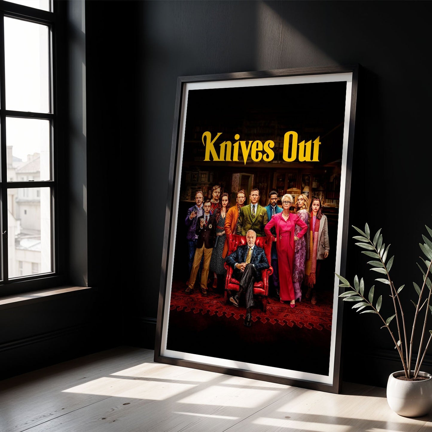 Flex Designs Poster Knives Out Cover 8 x 10" Home Goods - Movie 2019 Movie Poster