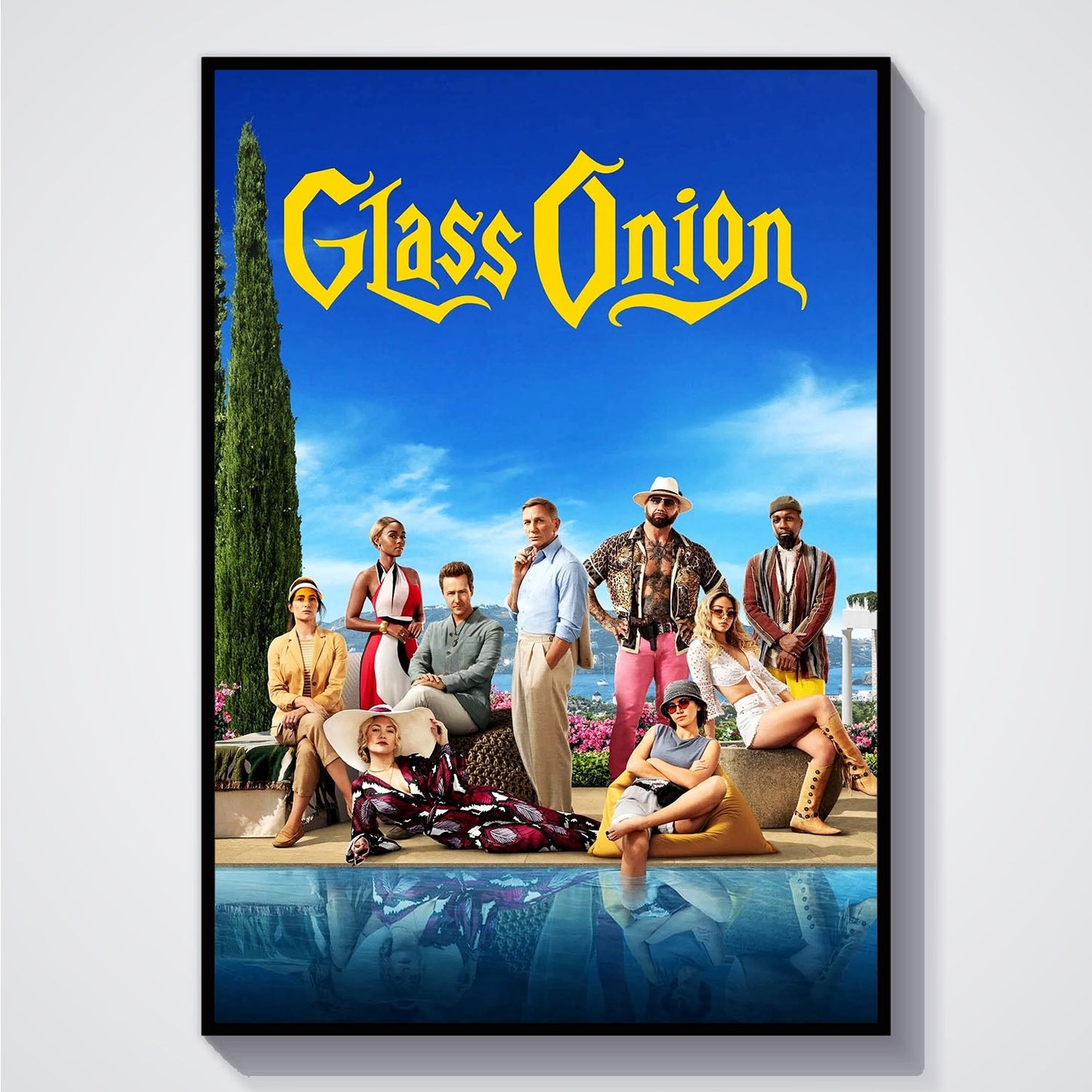 Flex Designs Poster Knives Out - Glass Onion 5 x 7" Home Goods - Movie 2022 Movie Poster