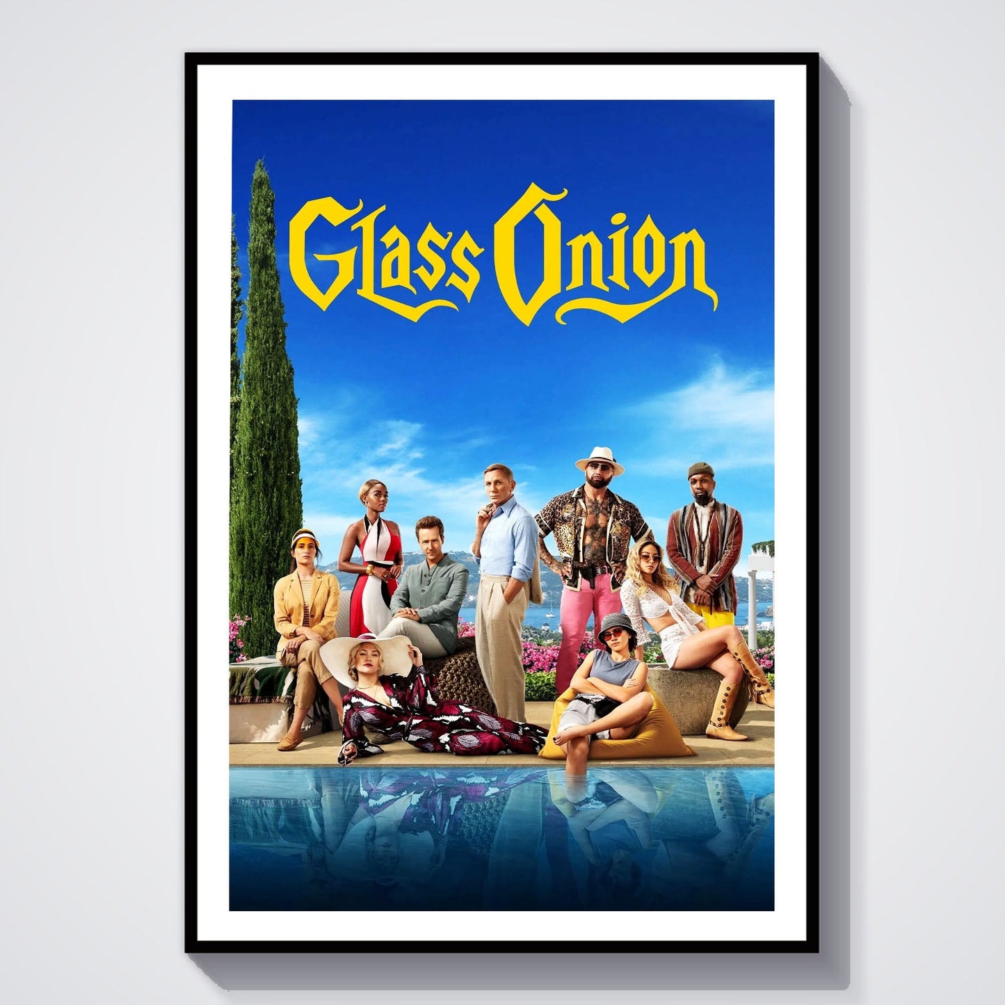 Flex Designs Poster Knives Out - Glass Onion 8 x 10" Home Goods - Movie 2022 Movie Poster