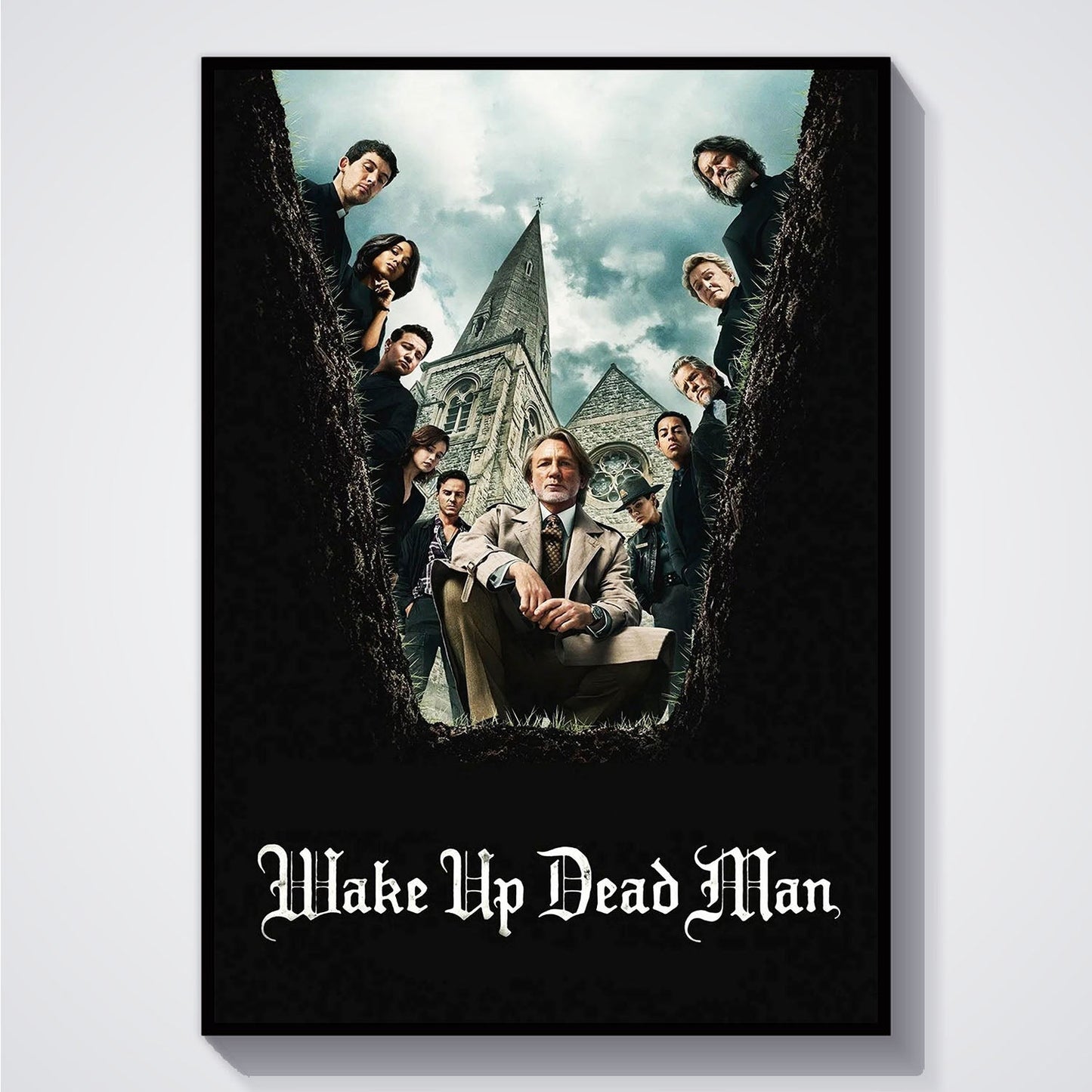 Flex Designs Poster Knives Out - Wake Up Dead Man 5 x 7" Home Goods - Movie 2023 Movie Poster