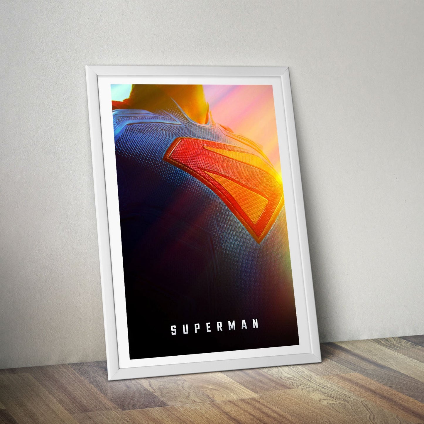 Flex Designs Poster Superman 2025 Crest 8 x 10" Home Goods - Movie 2025 Movie Poster