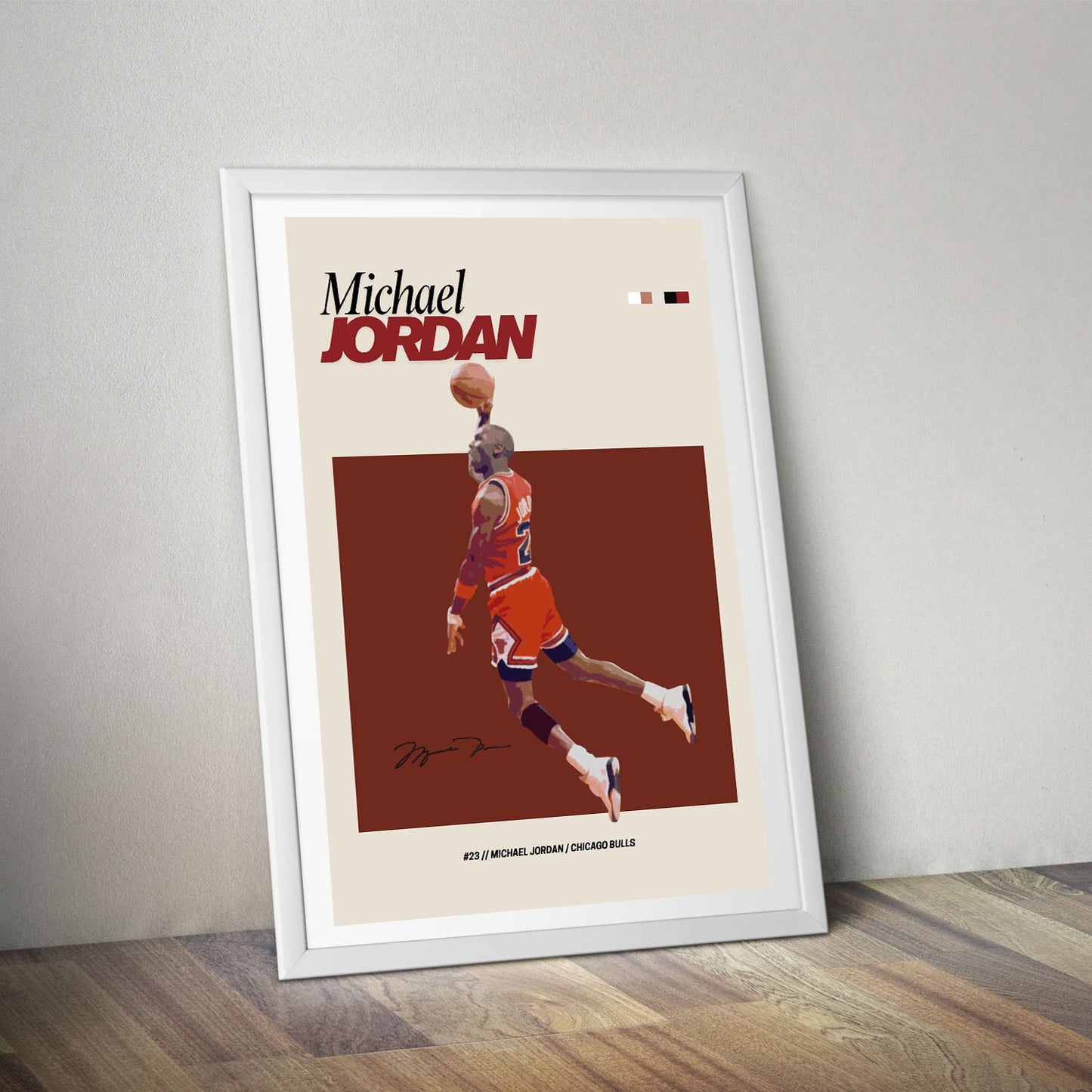 Flex Designs Poster Michael Jordan NBA FlexM 8 x 10" Home Goods - Sports Poster