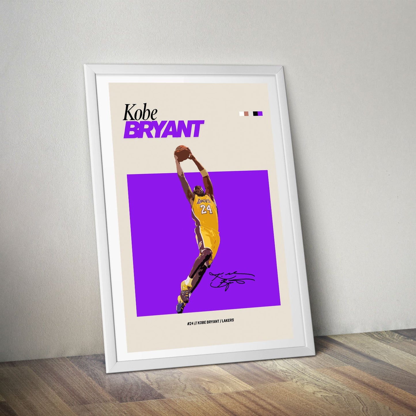 Flex Designs Poster Kobe Bryant NBA FlexM 8 x 10" Home Goods - Sports Poster