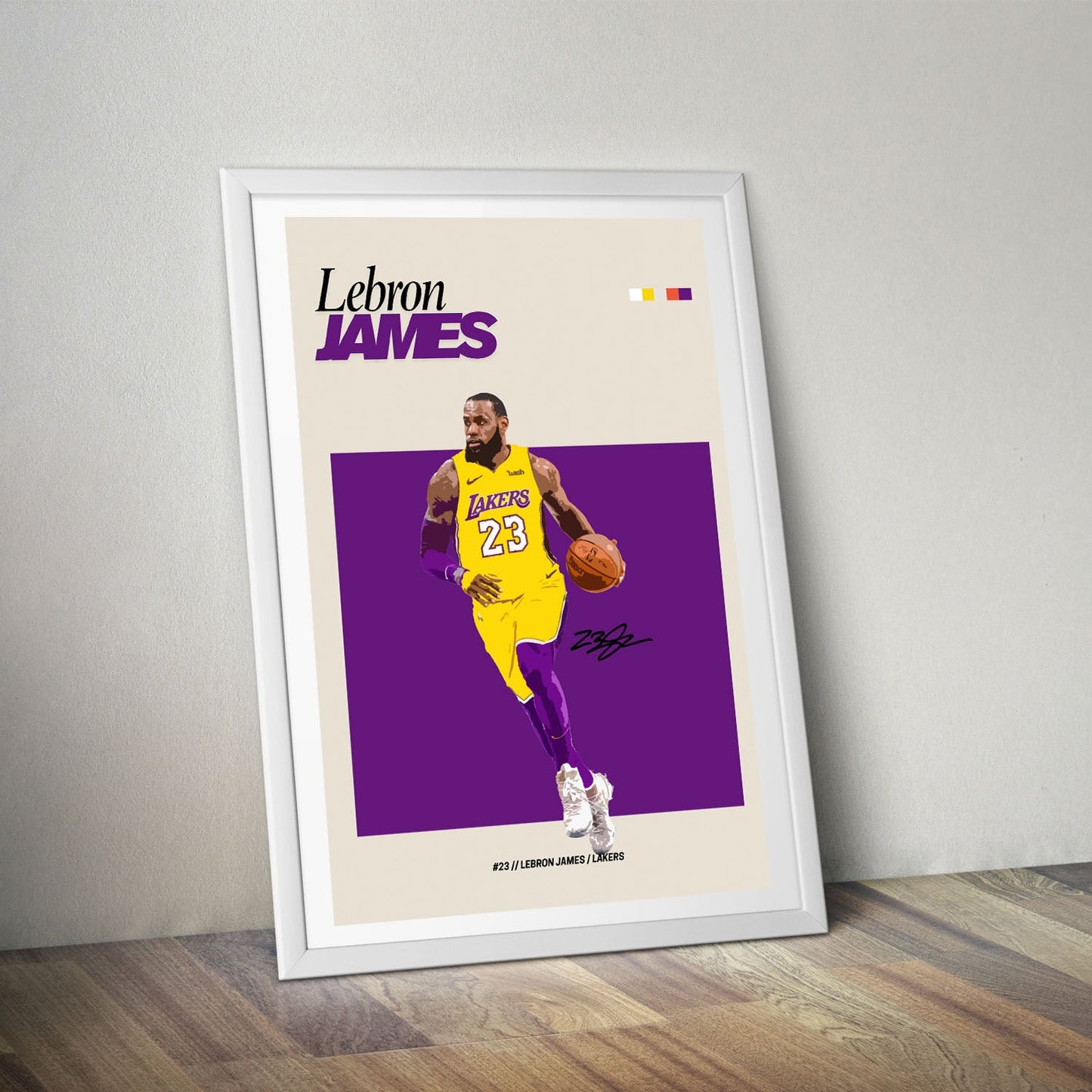 Flex Designs Poster Lebron James NBA FlexM 8 x 10" Home Goods - Sports Poster