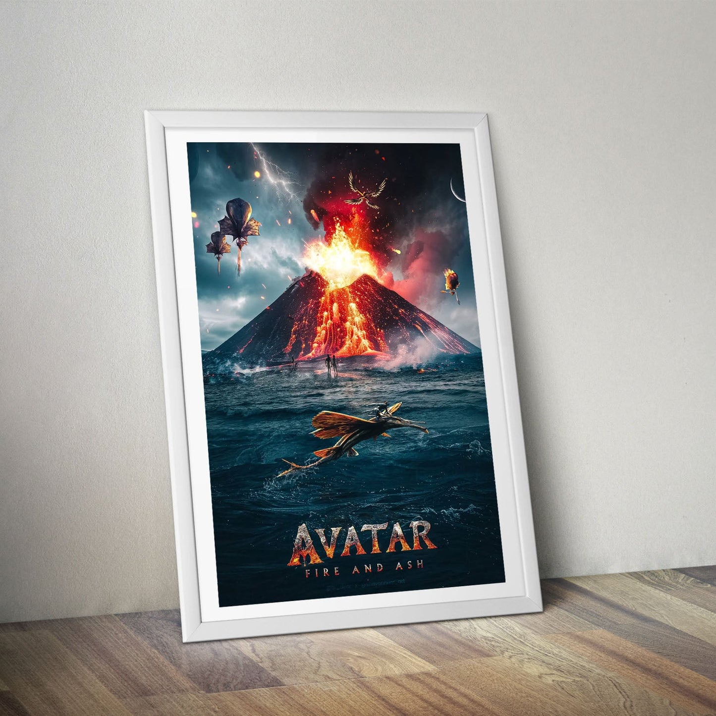 Flex Designs Poster Avatar Fire and Ash Alternate 8 x 10" Home Goods - Movie 2025 Movie Poster