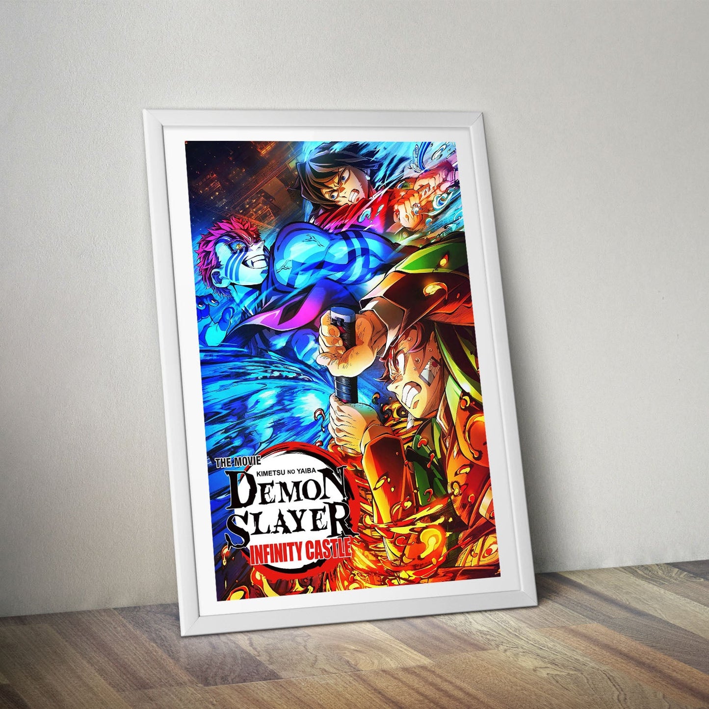Flex Designs Poster Demon Slayer Infinity Castle 8 x 10" Home Goods - Movie 2025 Movie Poster