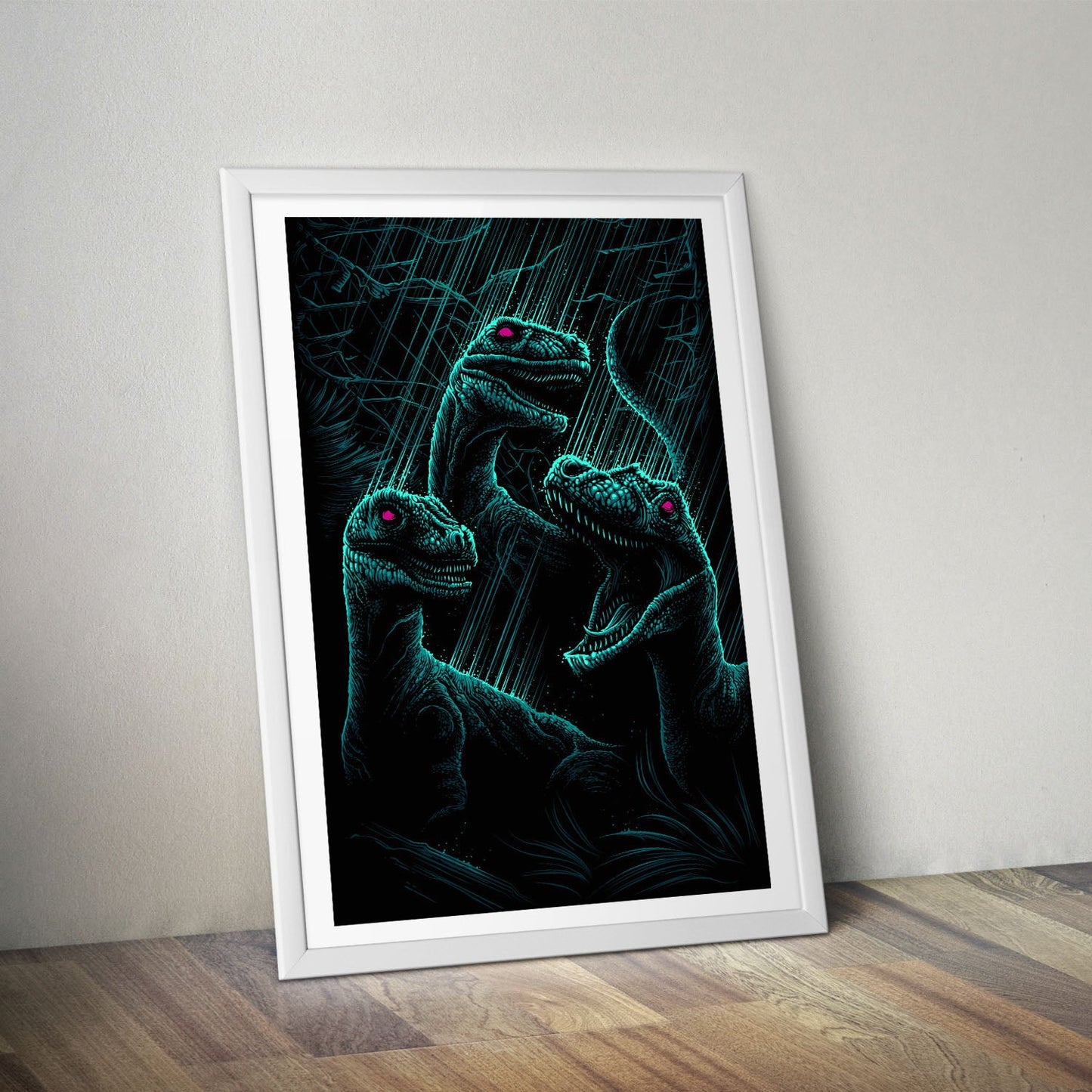 Flex Designs Poster Jurassic Park III Sketch 8 x 10" Home Goods - Movie 2001 Movie Poster