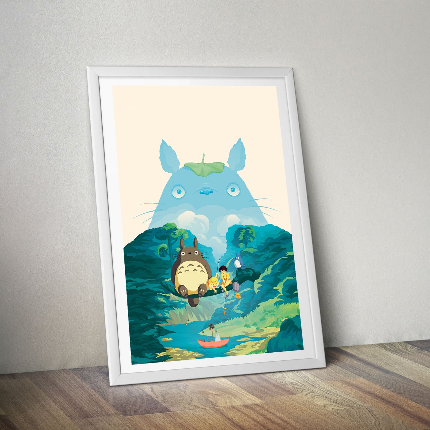 Flex Designs Poster My Neighbor Totoro Sketch 8 x 10" Home Goods - Movie 1988 Movie Poster