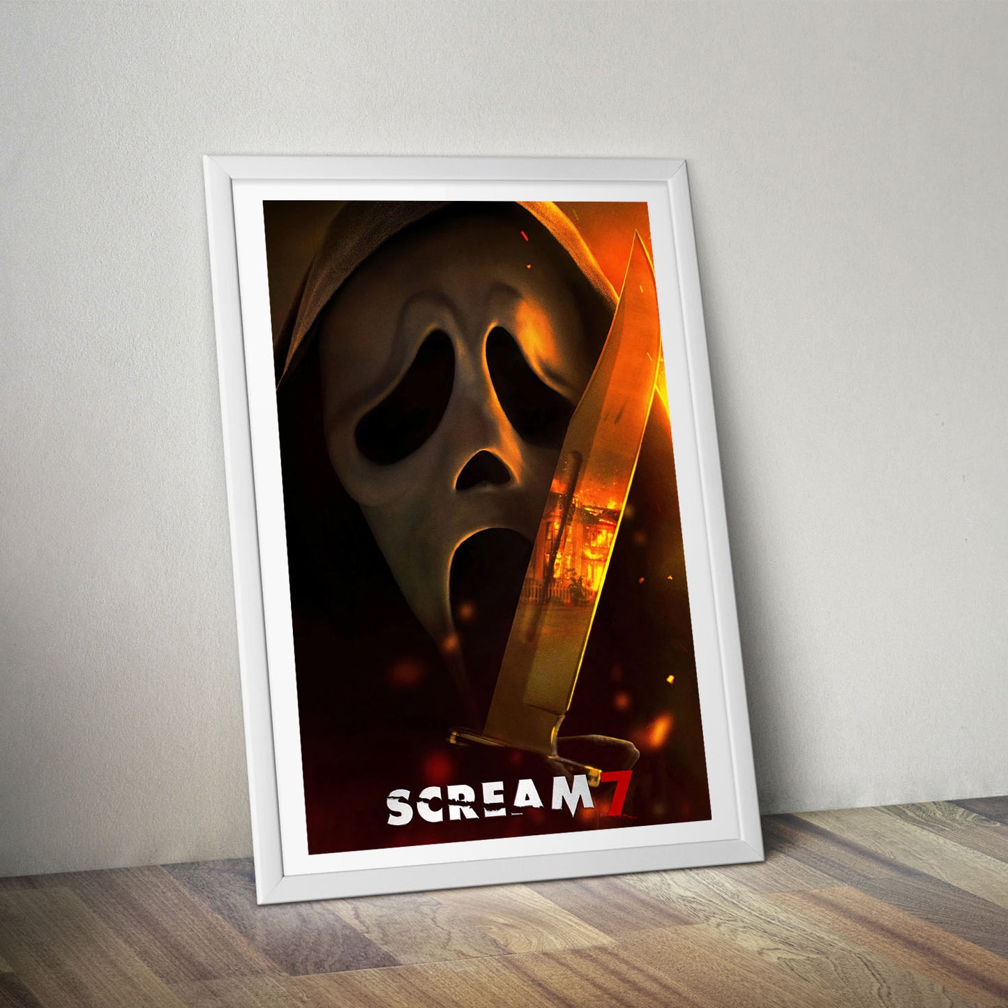 Flex Designs Poster Scream 7 Horror 8 x 10" Home Goods - Movie 2026 Movie Poster