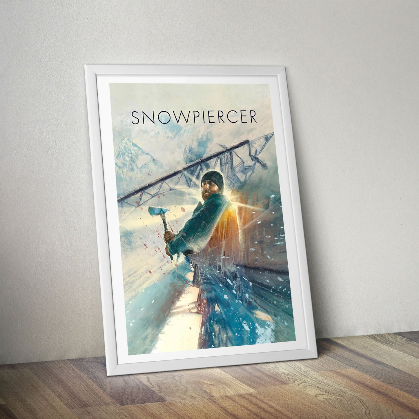 Flex Designs Poster Snowpiercer Sketch 8 x 10" Home Goods - Movie 2013 Movie Poster