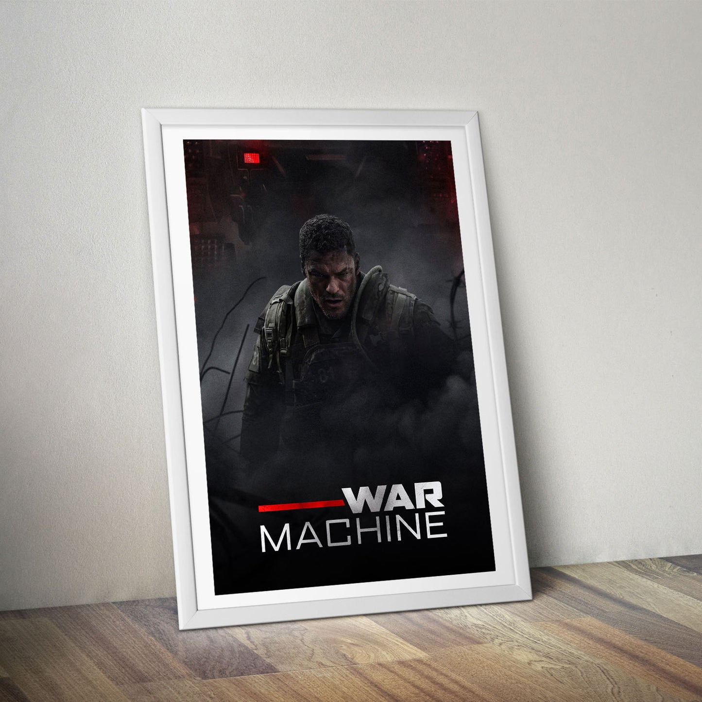 Flex Designs Poster War Machine 8 x 10" Home Goods - Movie 2026 Movie Poster