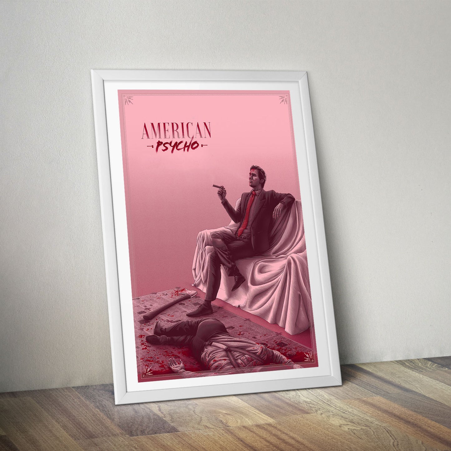 Flex Designs Poster American Psycho Sketch 8 x 10" Home Goods - Movie 2000 Movie Poster