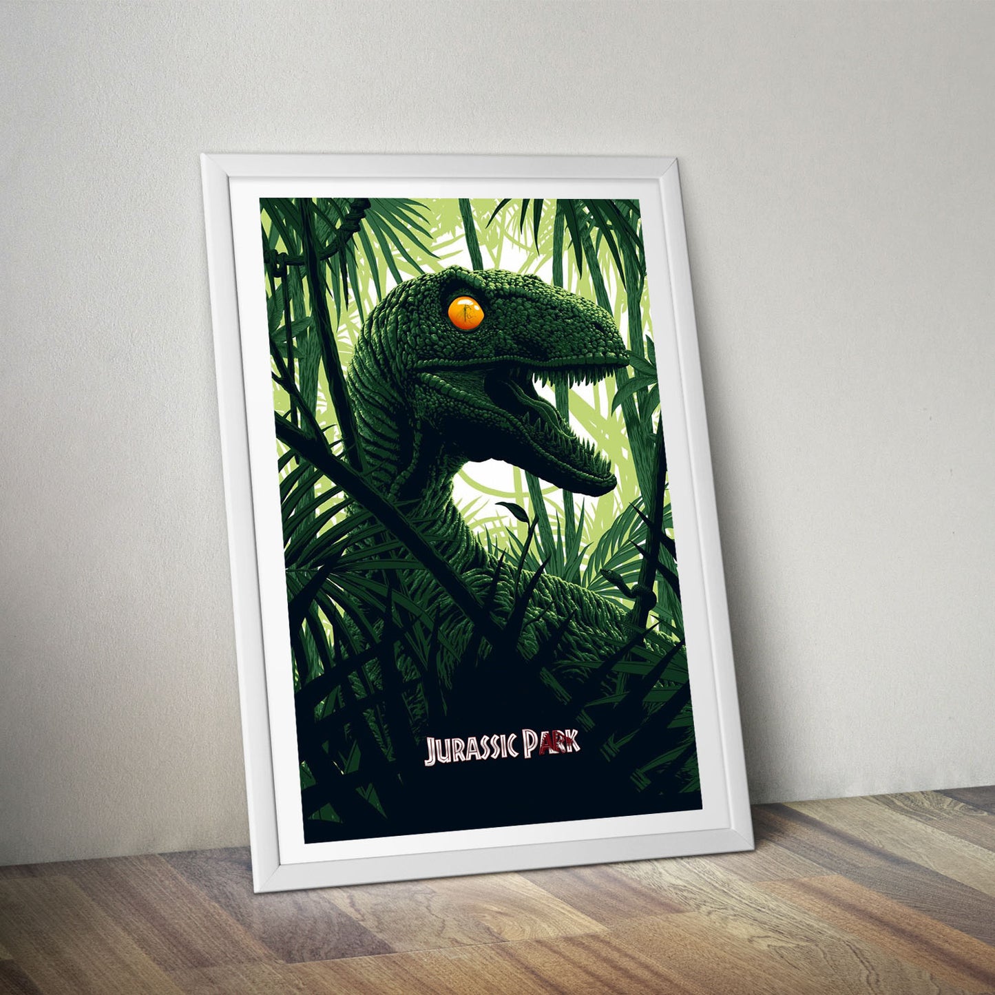 Flex Designs Poster Jurassic Park Classic Green 8 x 10" Home Goods - Movie 1993 Movie Poster