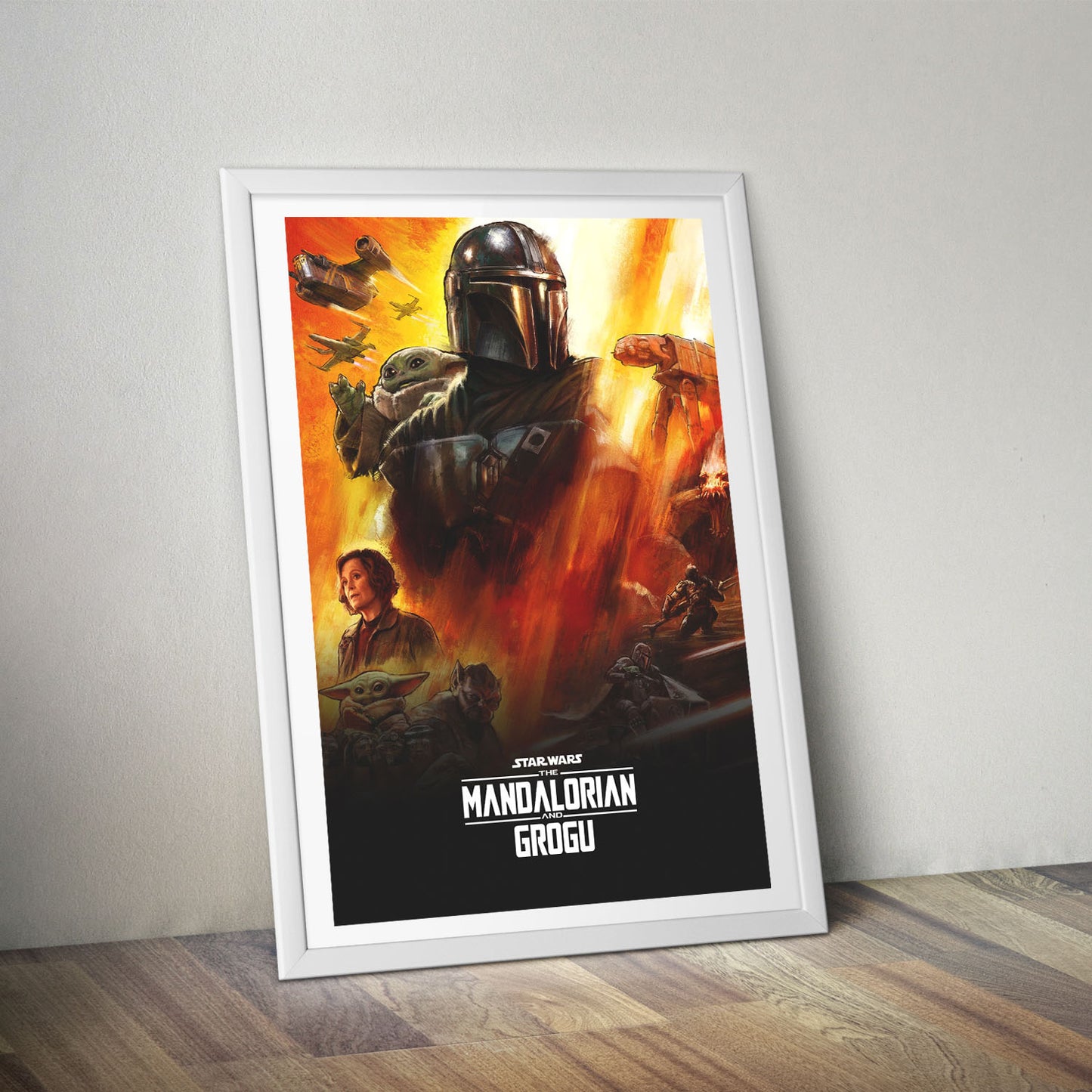 Flex Designs Poster Star Wars The Mandalorian and Grogu 8 x 10" Home Goods - Movie 2026 Movie Poster