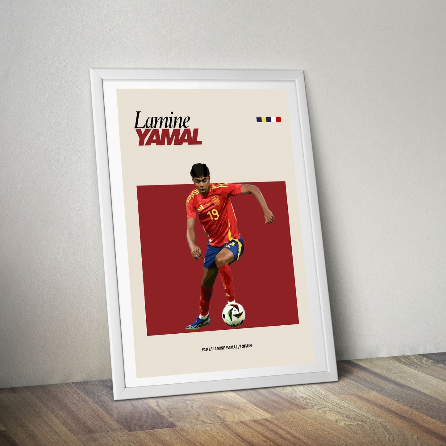 Flex Designs Poster Lamine Yamal FlexM 8 x 10" Home Goods - Sports Poster