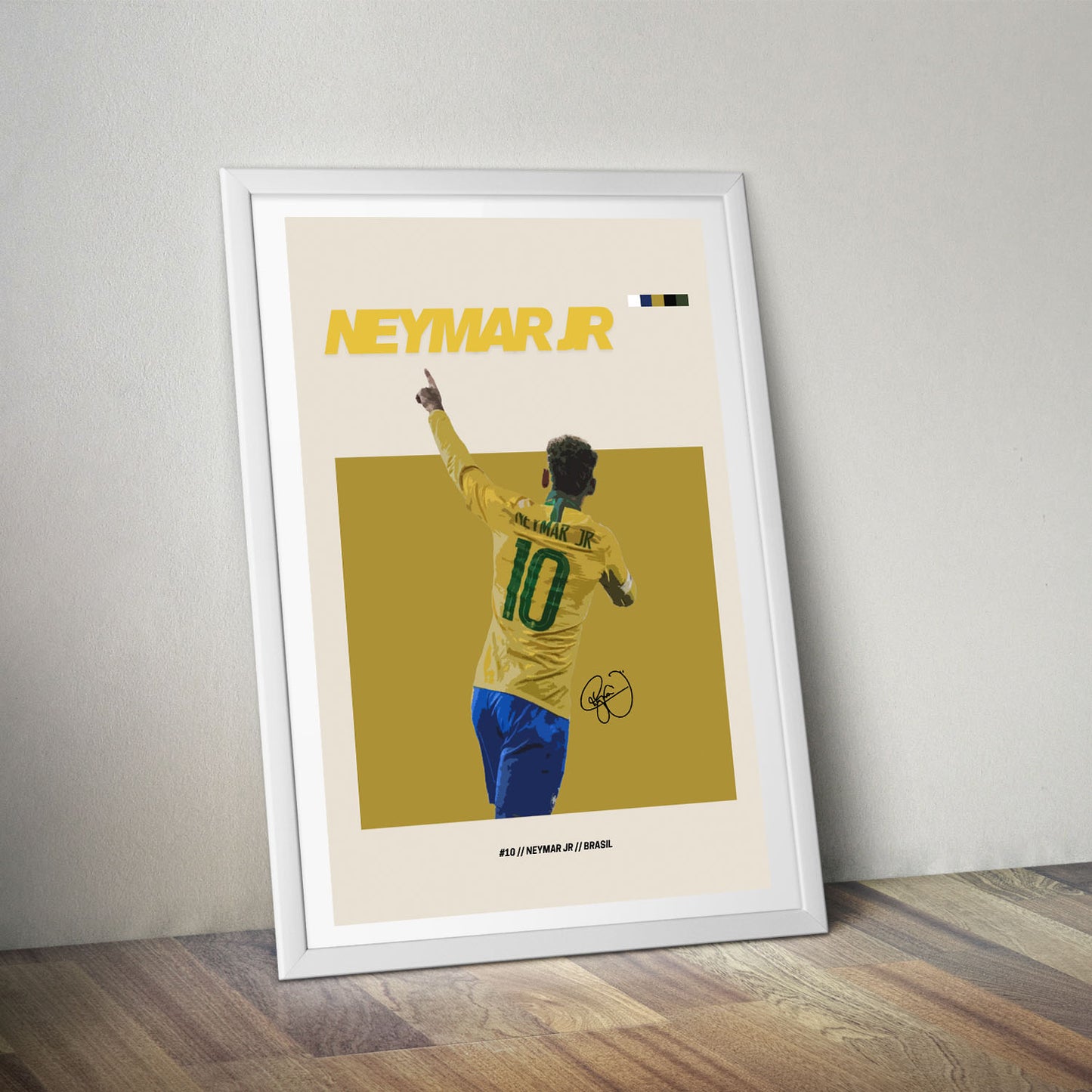 Flex Designs Poster Neymar Jr FlexM 8 x 10" Home Goods - Sports Poster