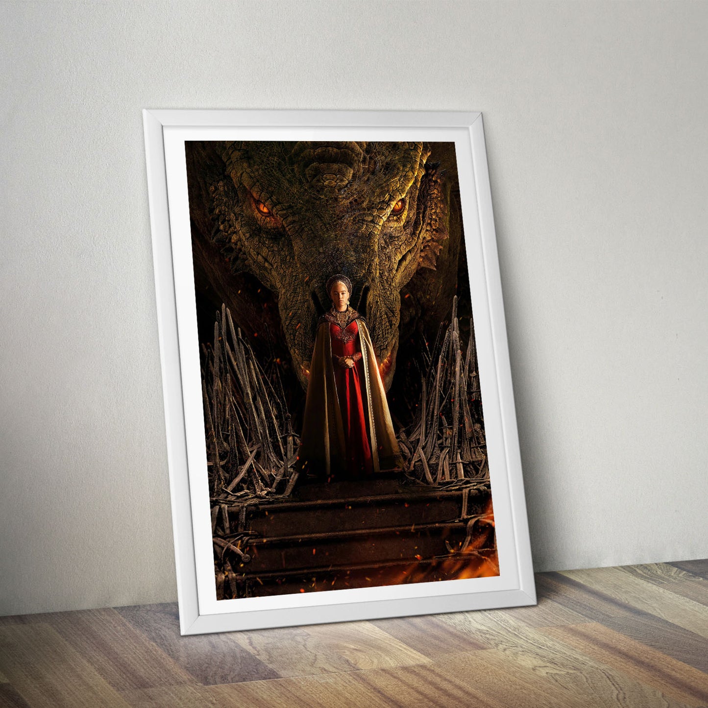 Flex Designs Poster House of the Dragon Textless 8 x 10" Home Goods - TV Show 2022 TV Show Poster