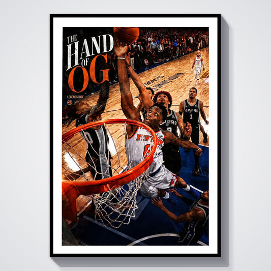 OG Anunoby New York Knicks The Winning Touch Poster