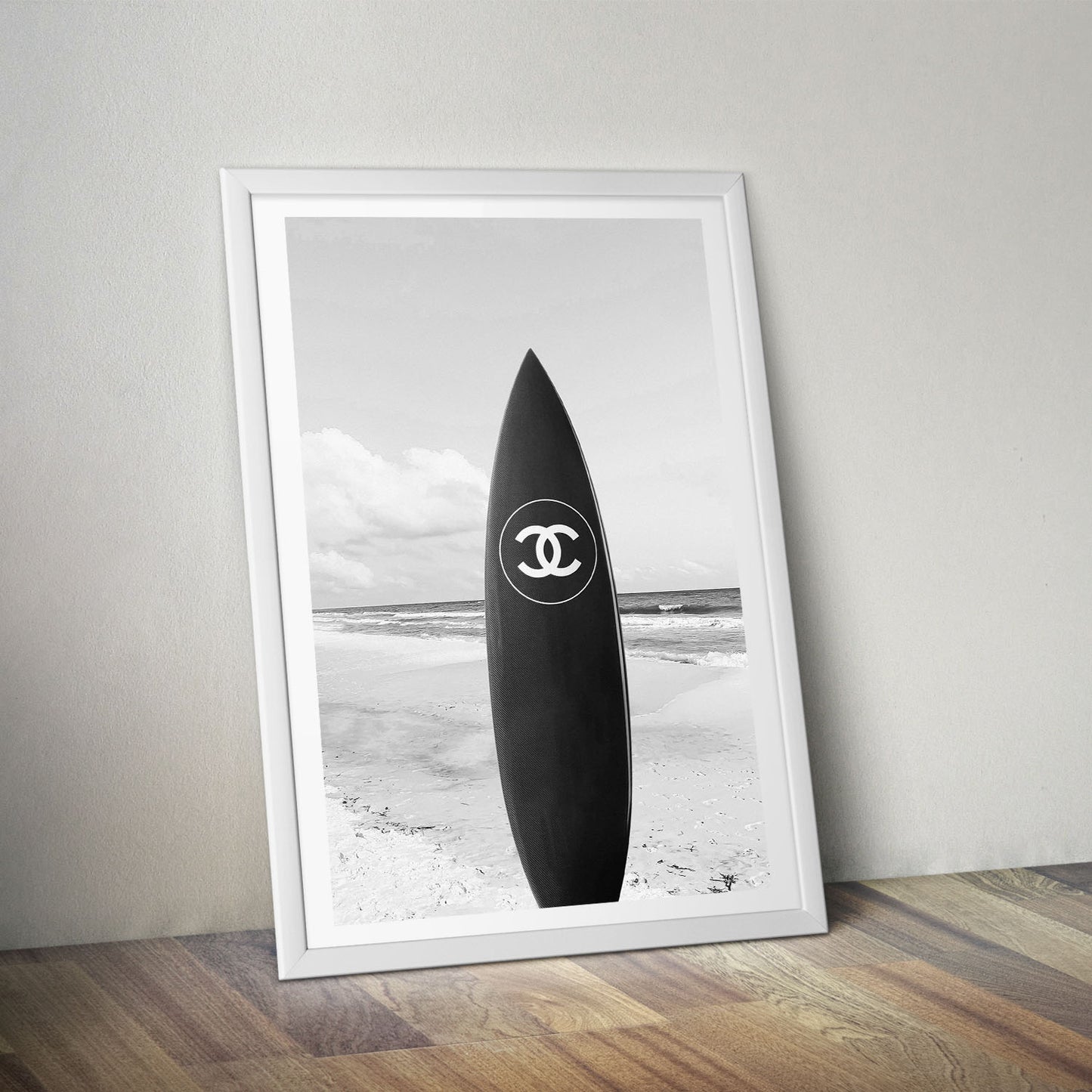 Flex Designs Poster Chanel Surfboard 5 x 7" Home Goods - Designer Poster
