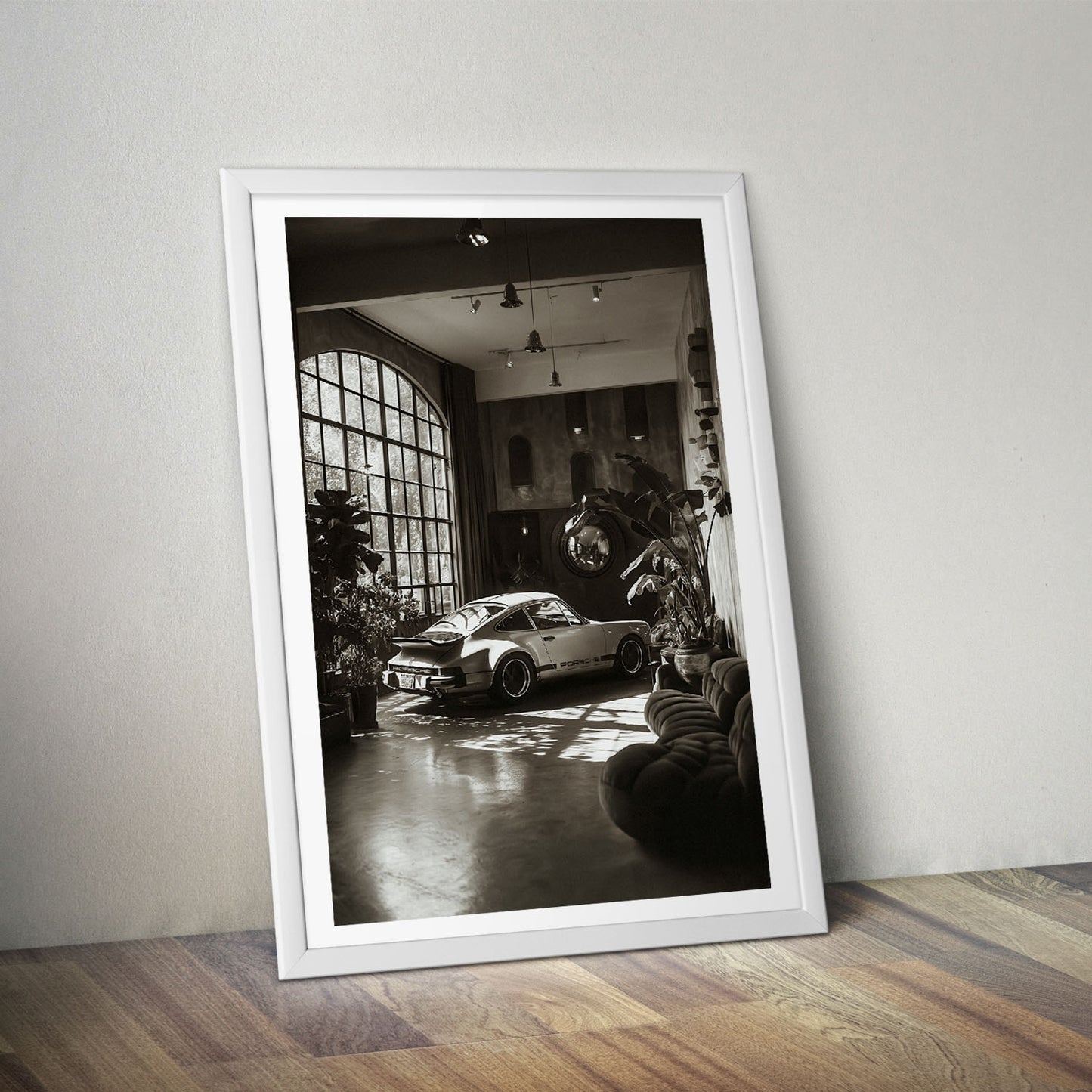 Flex Designs Poster Vintage Porsche 5 x 7" Home Goods - Sports Poster
