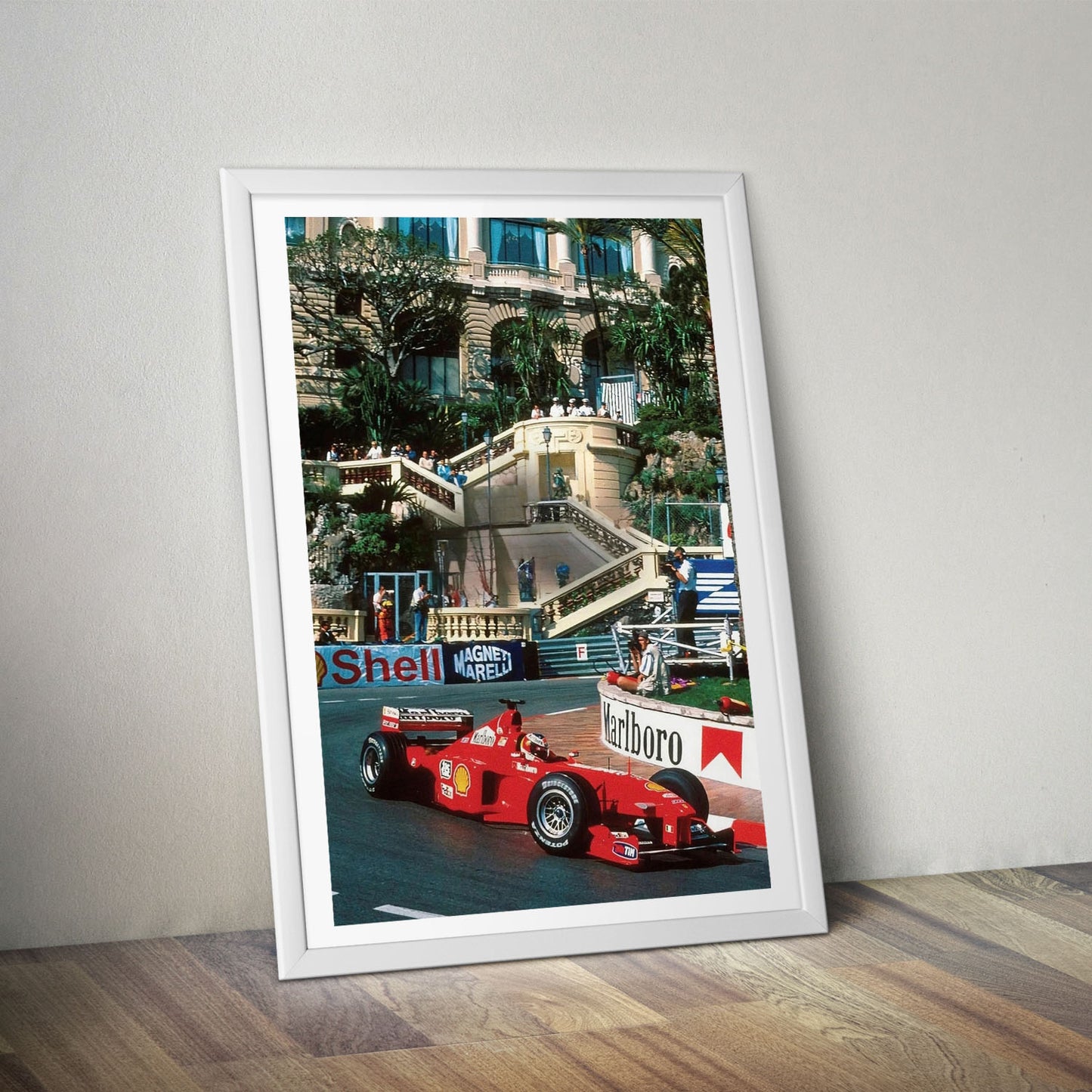 Flex Designs Poster Monaco Grand Prix Ferrari 5 x 7" Home Goods - Sports Poster