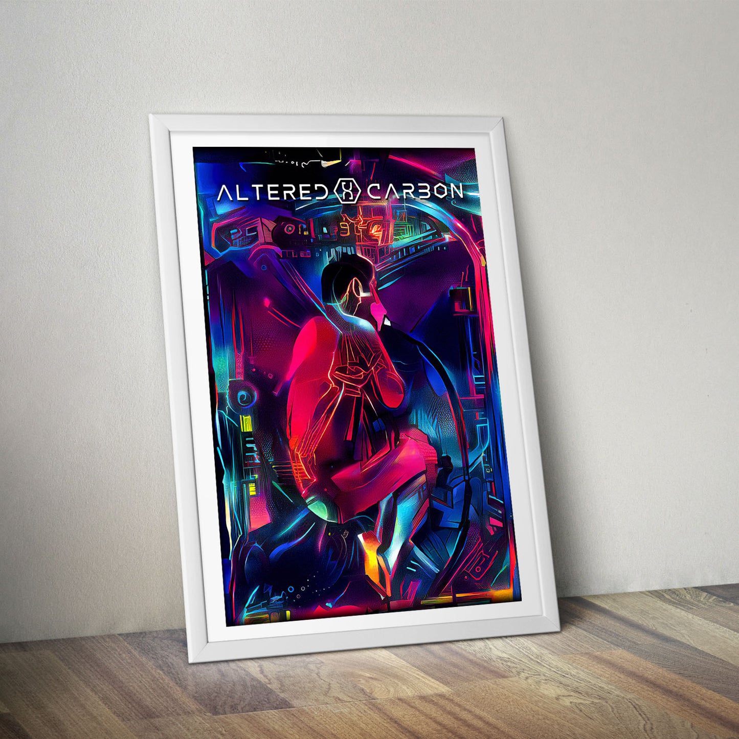 Flex Designs Poster Altered Carbon Sketch 5 x 7" Home Goods - TV show 2018 TV show Poster