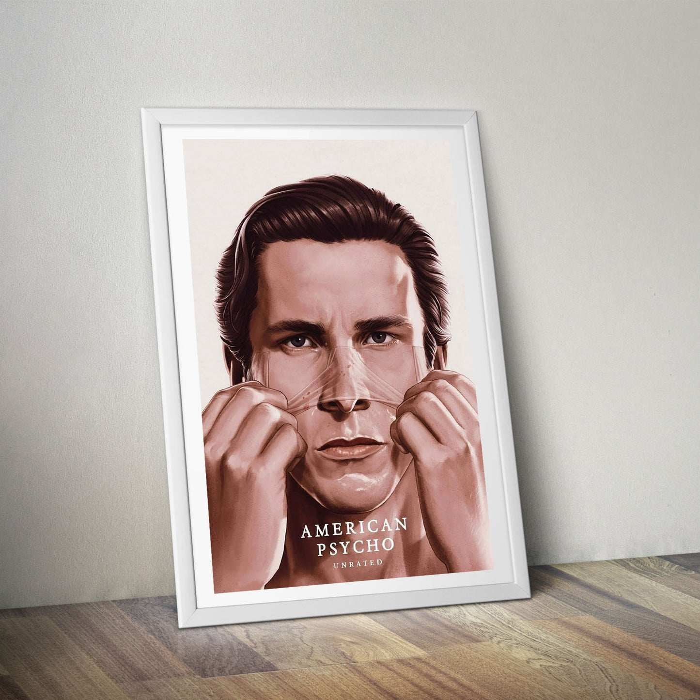 Flex Designs Poster American Psycho Drawing 5 x 7" Home Goods - Movie 2000 Movie Poster