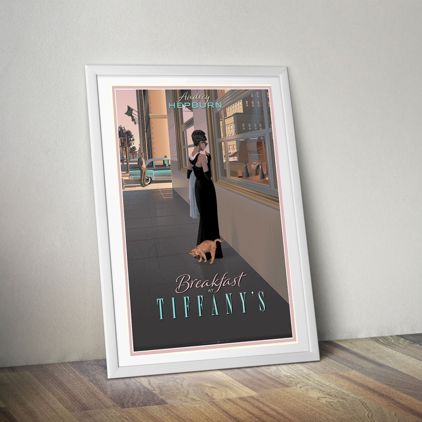Flex Designs Poster Breakfast at Tiffanys Cartoon 5 x 7" Home Goods - Movie 1961 Movie Poster