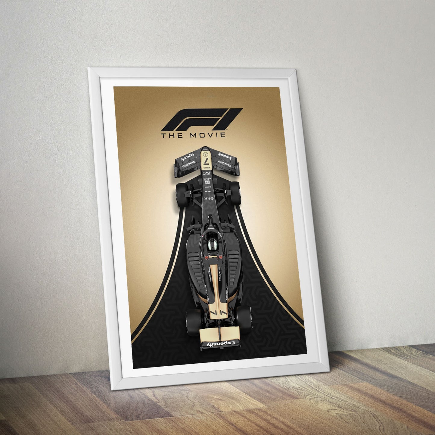Flex Designs Poster F1 The Movie Car 5 x 7" Home Goods - Movie 2025 Movie Poster