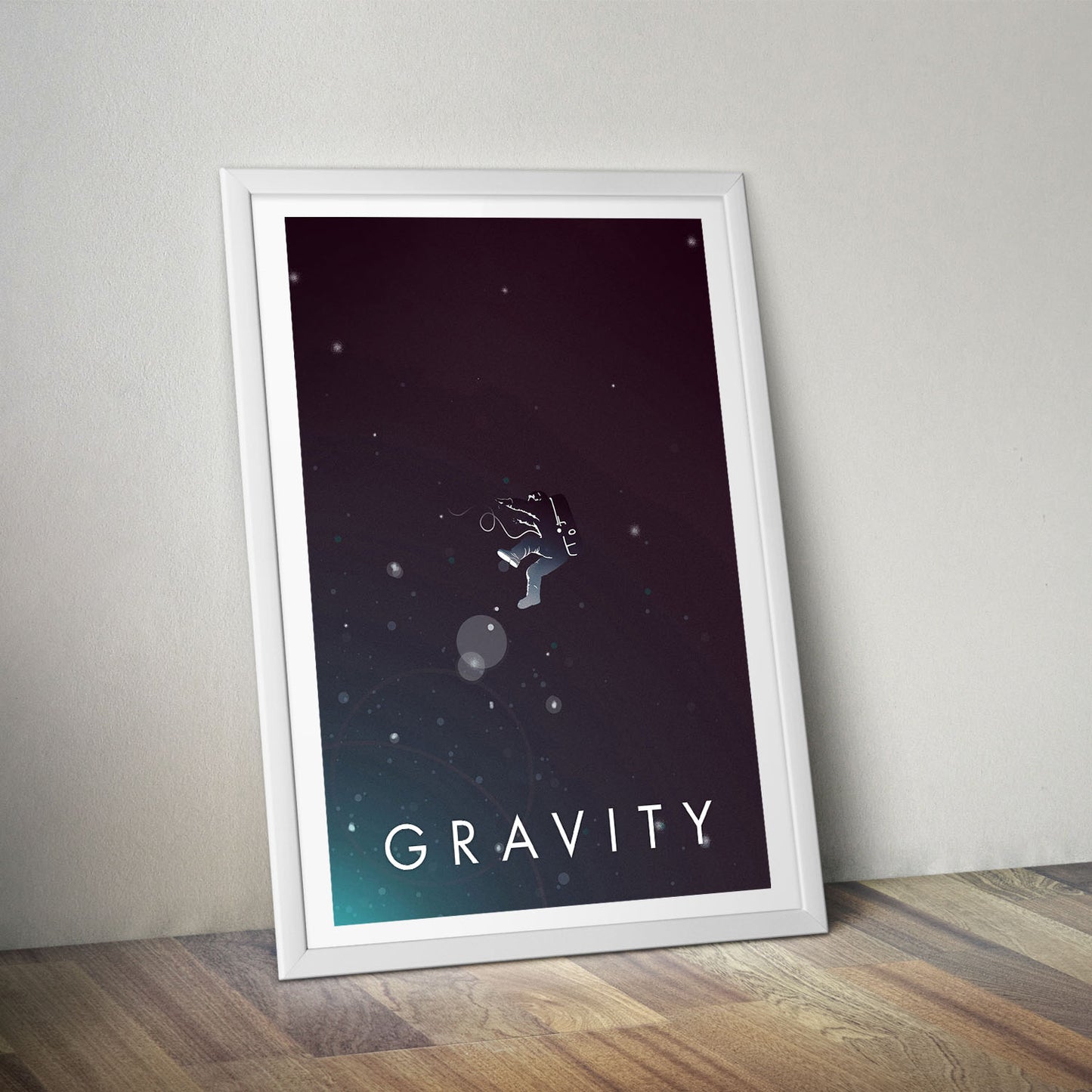 Flex Designs Poster Gravity Minimalist 5 x 7" Home Goods - Movie 2013 Movie Poster