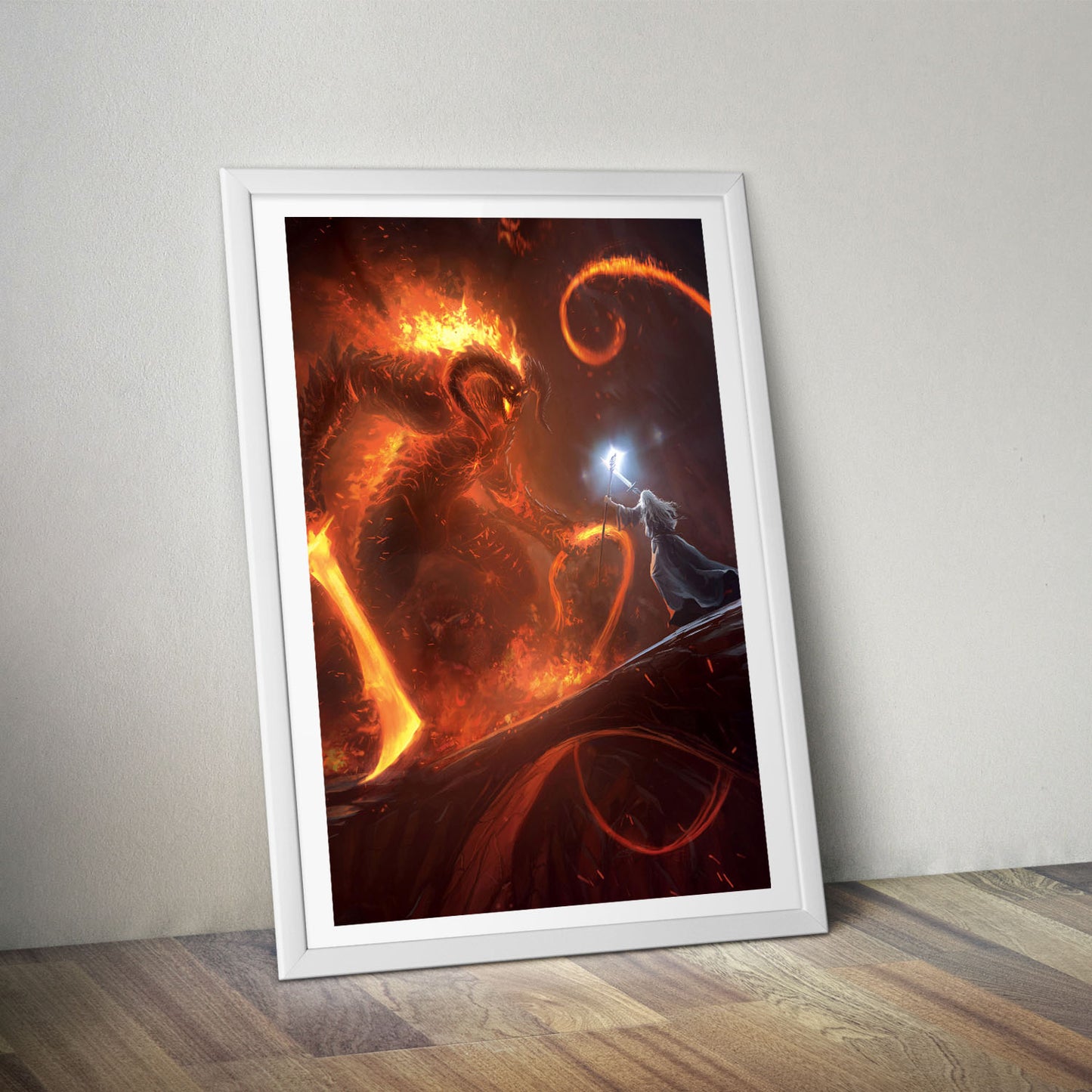 Flex Designs Poster Lord of the Rings You Shall Not Pass 5 x 7" Home Goods - Movie 2001 Movie Poster