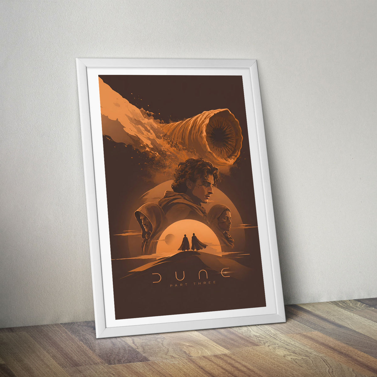 Flex Designs Poster Dune Part Three Minimalist 5 x 7" Home Goods - Movie 2026 Movie Poster