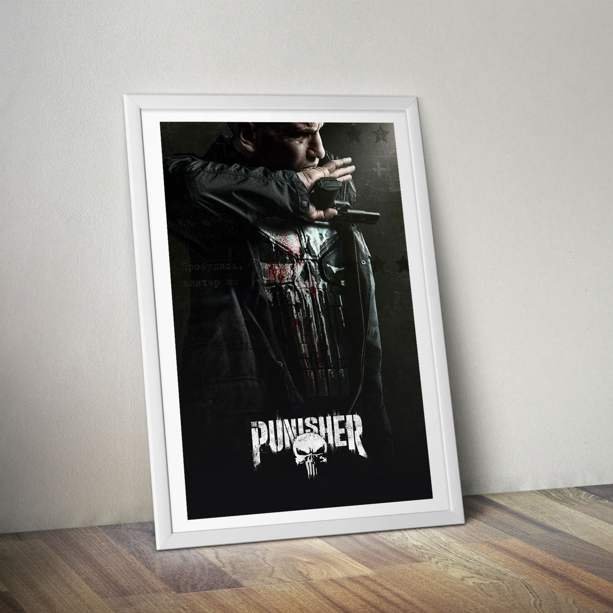 Flex Designs Poster Marvels The Punisher Cover 5 x 7" Home Goods - TV Show 2017 TV Show Poster