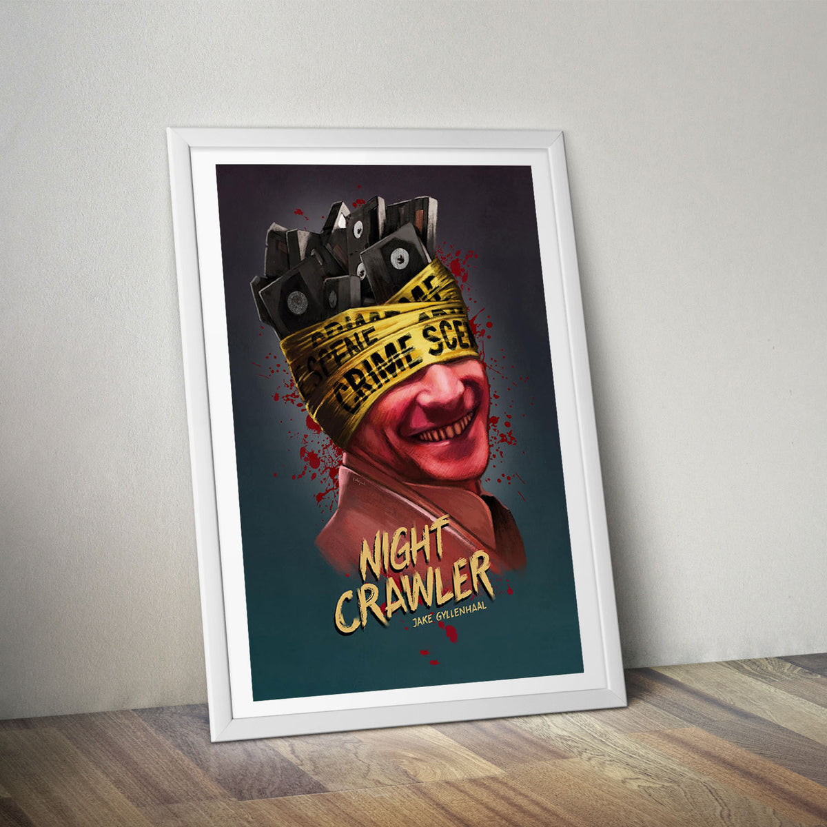 Flex Designs Poster Nightcrawler Minimalist 5 x 7" Home Goods - Movie 2014 Movie Poster