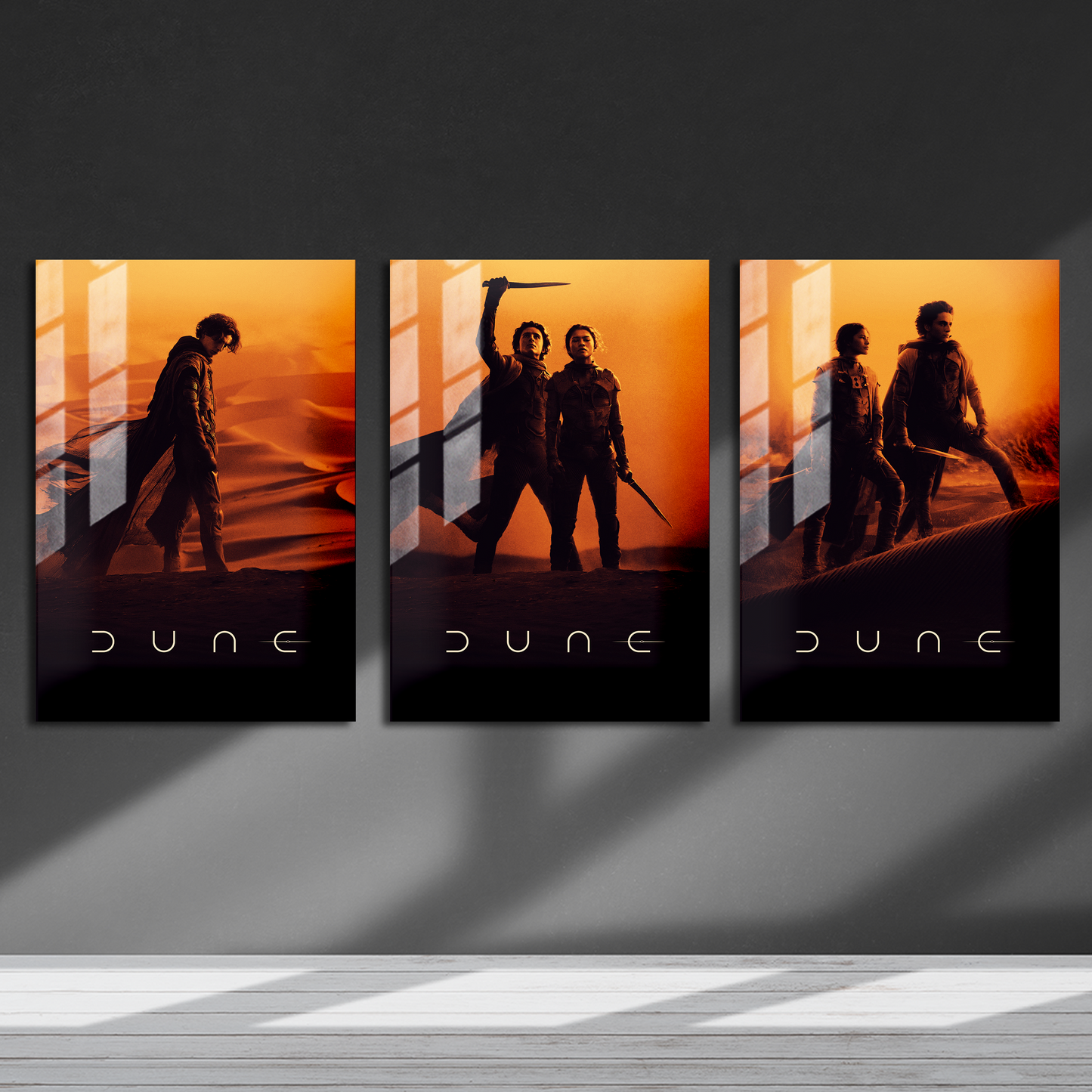 Dune Movie Metal Poster Set