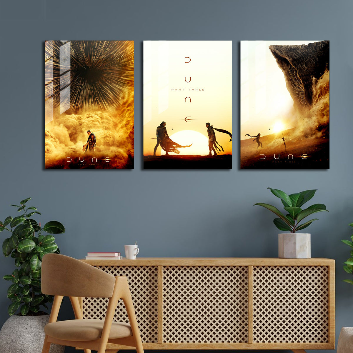 Dune Part Three Movie Metal Poster Set