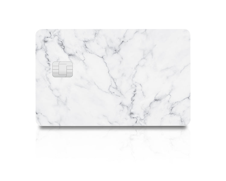 Flex Designs Credit Card White Marble Full Skins - Pattern  & Debit Card Skin