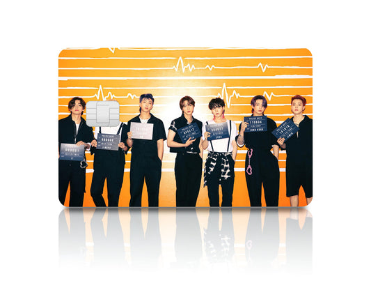 Flex Designs Credit Card BTS Mugshot Full Skins - Kpop BTS & Debit Card Skin