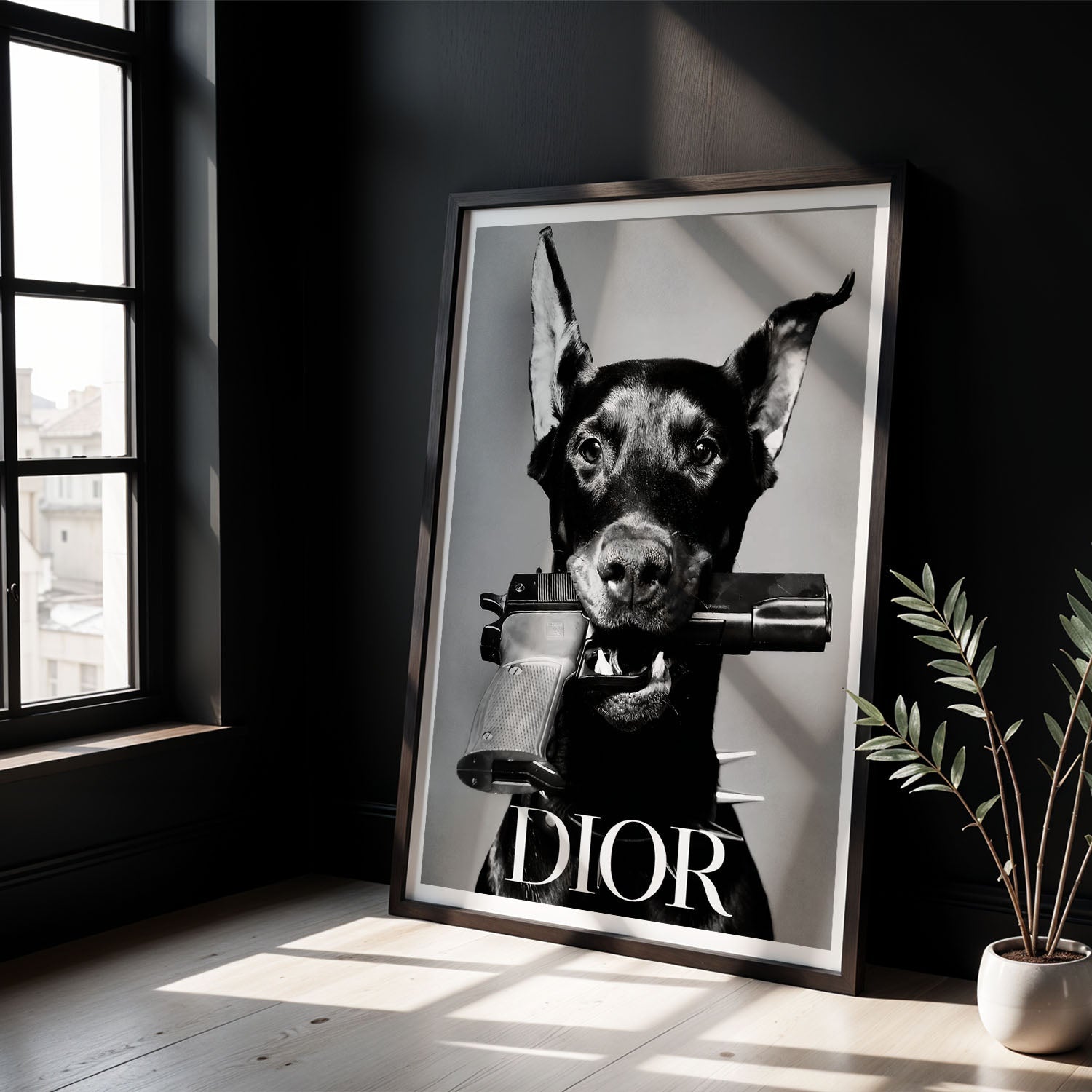 Flex Designs Poster Le Noir Dior Paris 5 x 7" Home Goods - Designer  Poster