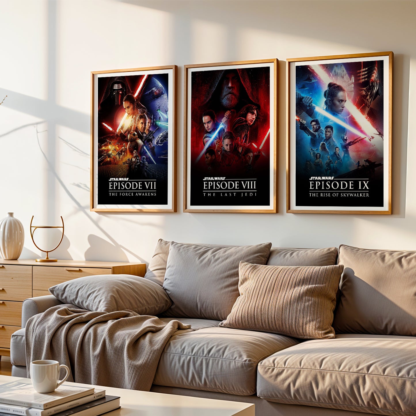 Star Wars Episode 7-9 Trilogy Poster Set